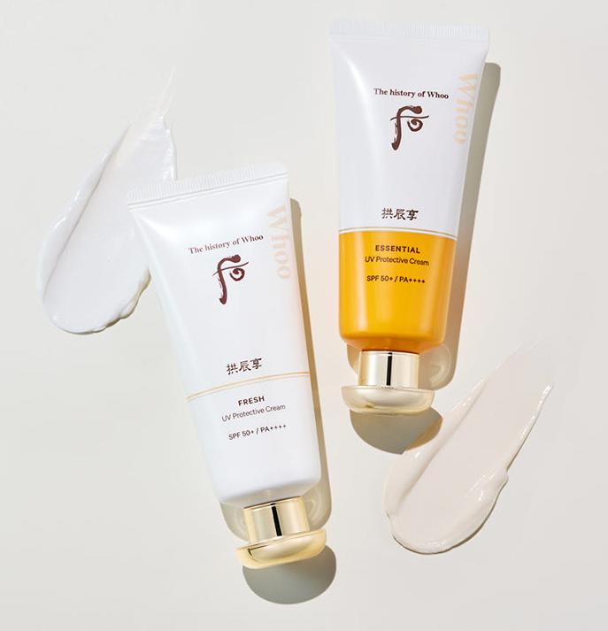 The history of whoo Gongjinhyang Jin Hae Yoon Fresh Sun Cream 60ml (SPF50+, PA++++)