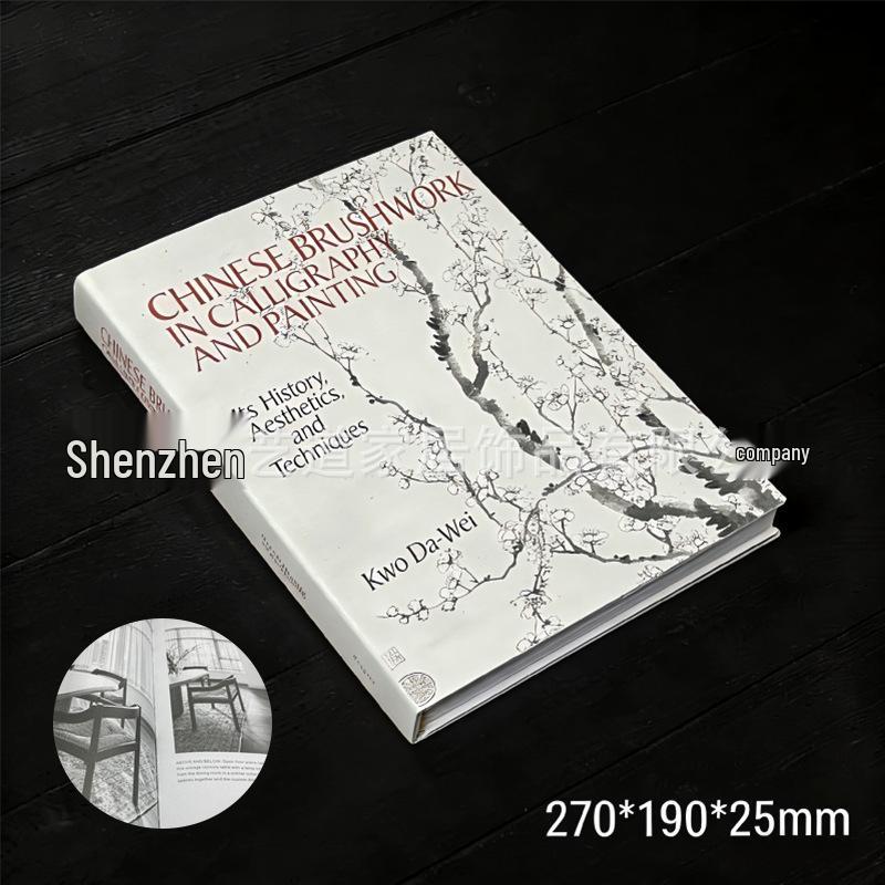 Chinese Tea Classic Hardcover: Zen Decor Prop for Office & Living Room