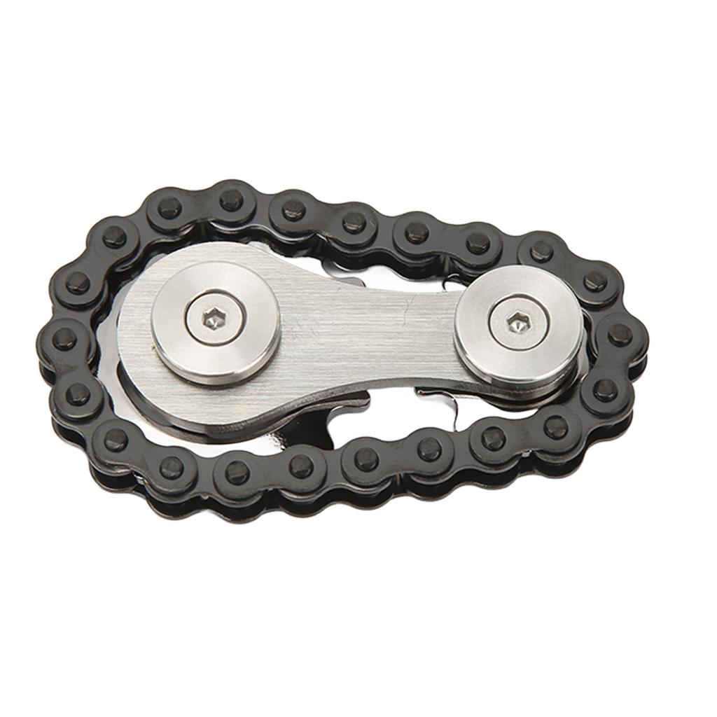 Detachable Fingertips Chains Sprockets Toys Stress Relief Stainless Steel Sensory Fingertips Bike Chains Toys for Travel