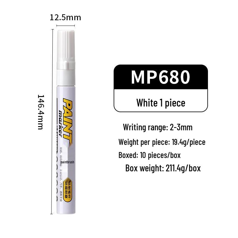 Marcatore Impermeabile a Base d'Olio ad Alta Capacità per Graffiti, Ritocchi e Firme - Pennarello Pittura a Punta Spessa Resistente allo Sbiadimento