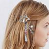 Fringed Butterfly Hair Clip for Girl Y2K Alloy Star Hairclip BobbyPin Duckbill Clip Hair Barrettes for Women Side Bangs