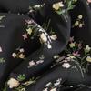 Sheechi High-Waist A-Linien Midi-Rock mit floralem Rüschenbesatz