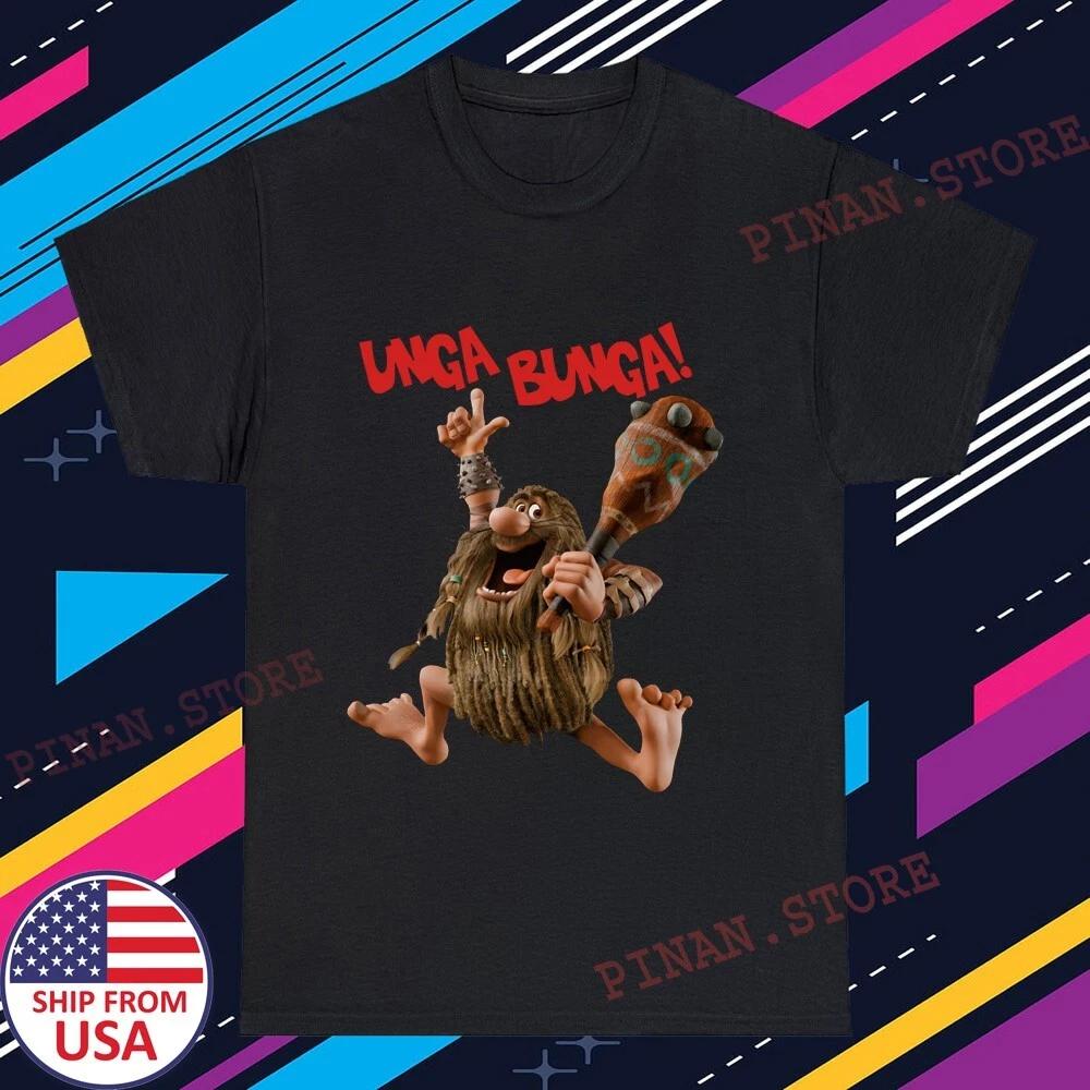 Captain Caveman Unga Bunga Men s Black Navy Size S-5XL 4XL