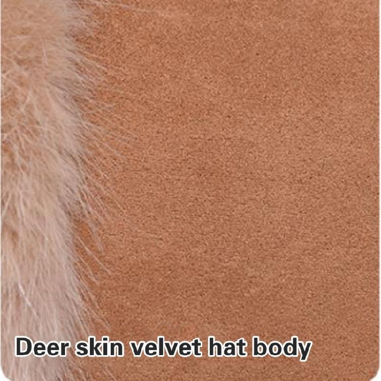 Adult Plush Earflap Hat Outdoor Windproof Ear Protect Furry Hat for Outdoor