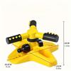Garden Irrigation System 6pcs Sprinkler-360° Rotating Multi-Angle Plastic Water Sprinkler Arm Efficient Lawn Plant Watering Tool