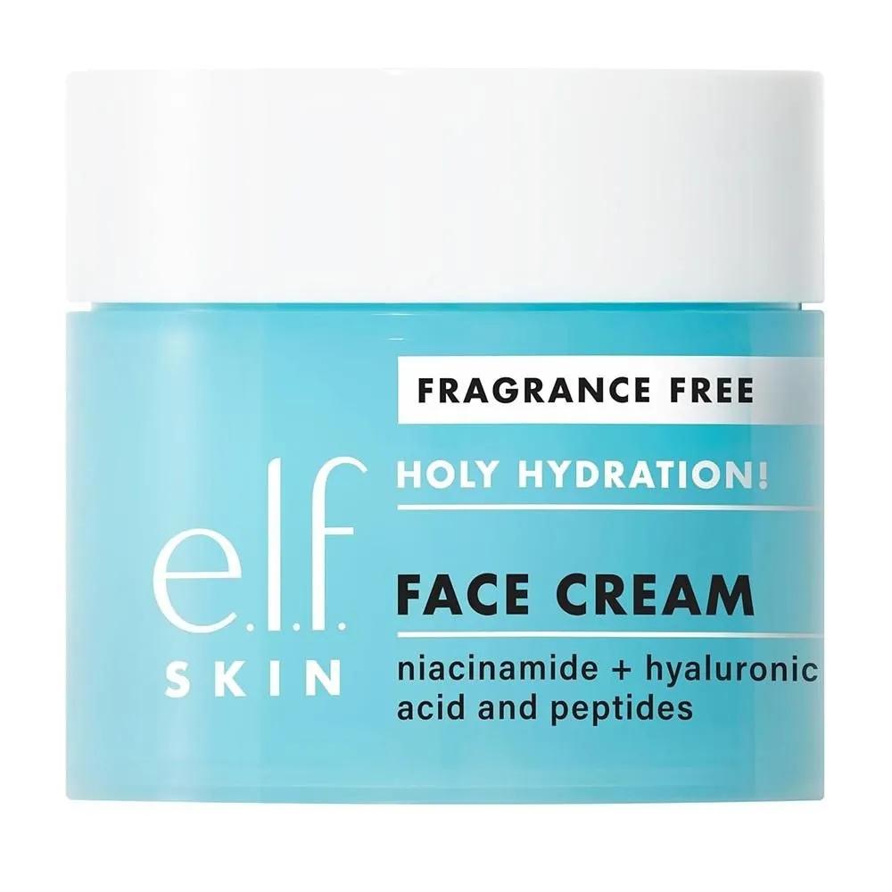 

e.l.f. Face Cream 50g e.l.f. SKIN Holy Hydration Face Cream, Fragrance Free, Smooth, Non-Greasy