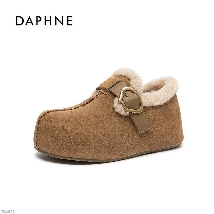 

Бархатные туфли Boken на толстой подошве с внутренней высотой, пушистые тапочки с закрытым носком, женская уличная обувь, новинка 2025 года, осенне-зимние хлопковые тапочки Boken 40 верблюд