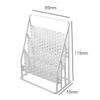 Mini Newspaper Stand 1/12 Scale Dollhouse Metal Magazine Display Rack Simulated Bookshelf Doll Accessories for Kids