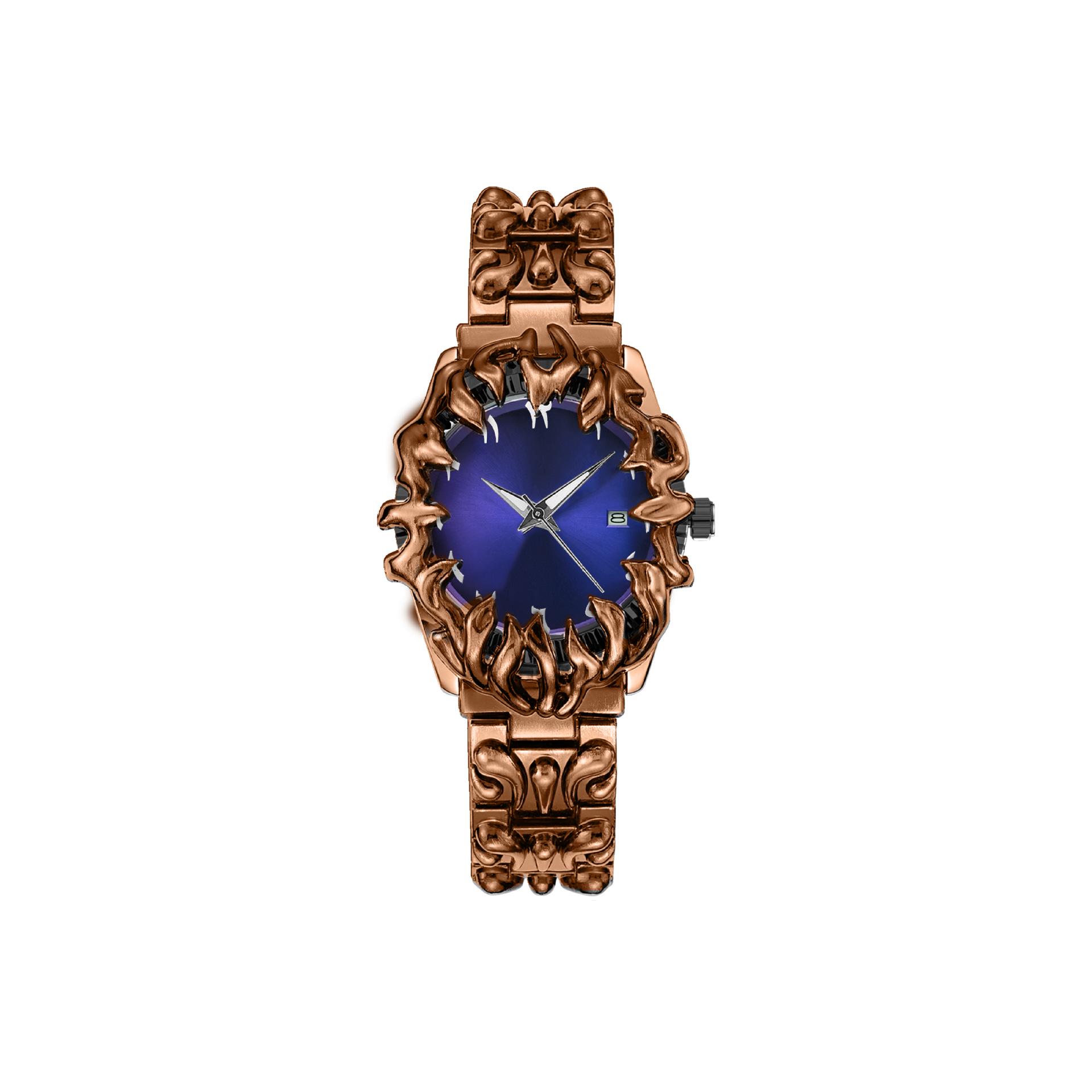 Часы Millennium Y2K Alien Claw из алебастра, водонепроницаемые, кварцевые, высокого класса