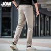 JOW Men's Easy Care Straight-Leg Trousers