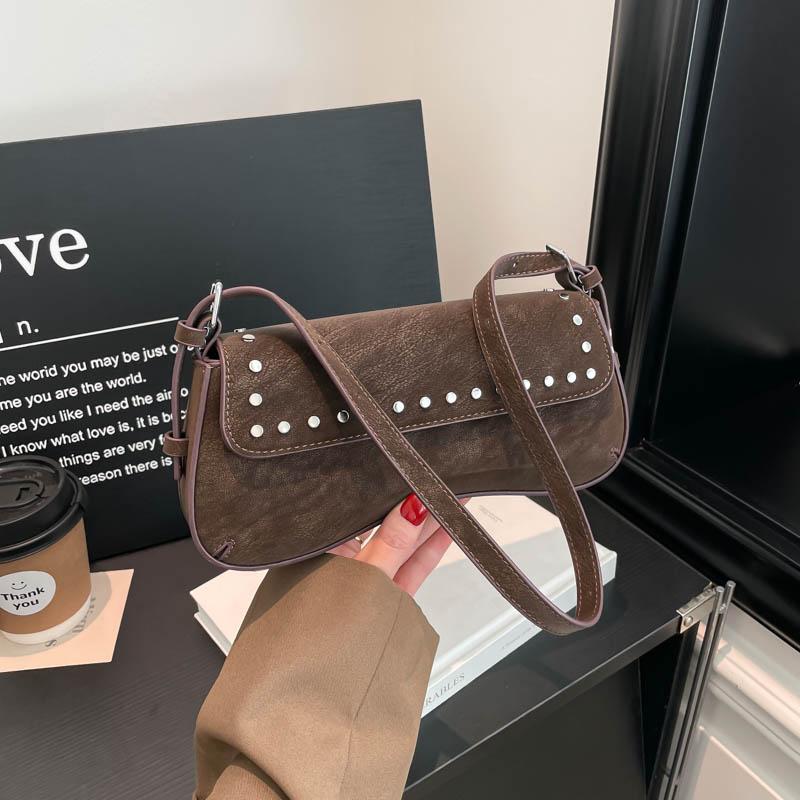 2026 New Classic Fashion Retro Shoulder Bags Niche High-end Women's Underarm Bags Minimalist Versatile Practical Shoulder Bags