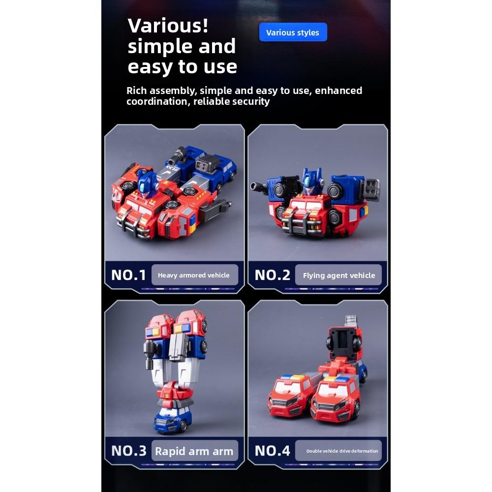 Magnetic Building Block Three-dimensional Magnetic Hair Deformation Robot Toy Children's Puzzle Model