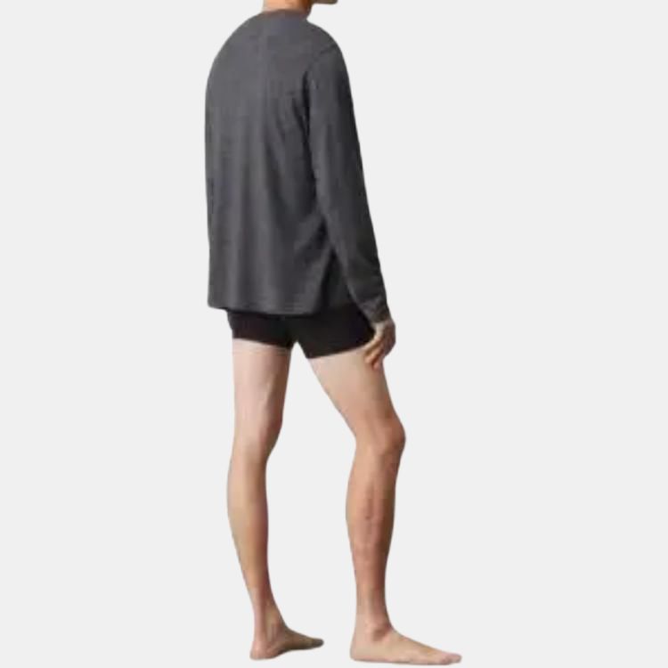 Calvin Klein Long Sleeve Crew Neck Straight T-Shirt Men Tops NM2771QQ0