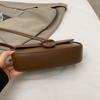 2025 New Design Fashion Retro Female Underarm Bag PU Leather Designer Flap Small Crossbody Messenger Bag Girls Cellphone Purse