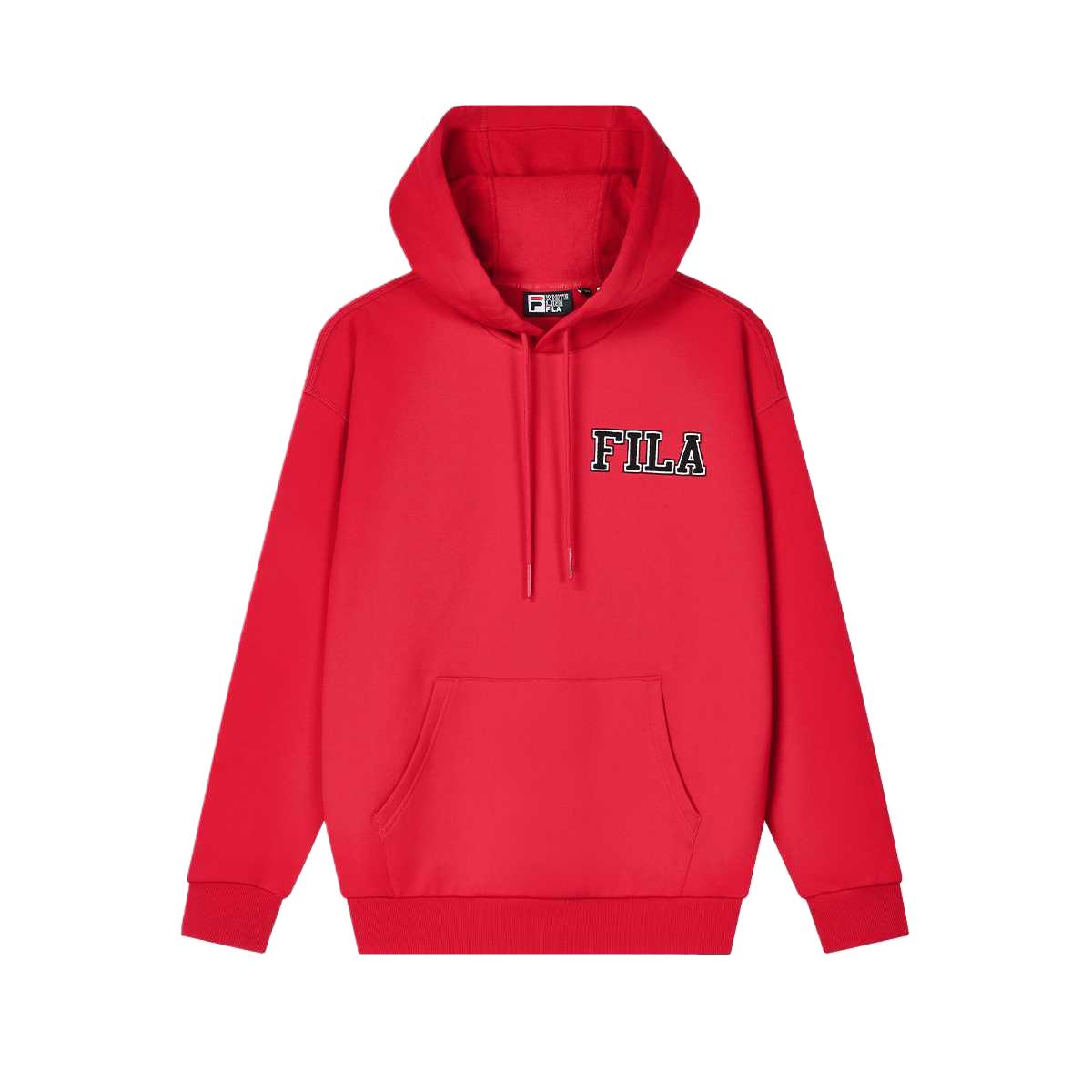 

Fila Оригинальная модная повседневная толстовка с капюшоном и длинными рукавами, мужская толстовка Core-Flame-Red F11M349227F-RD M
