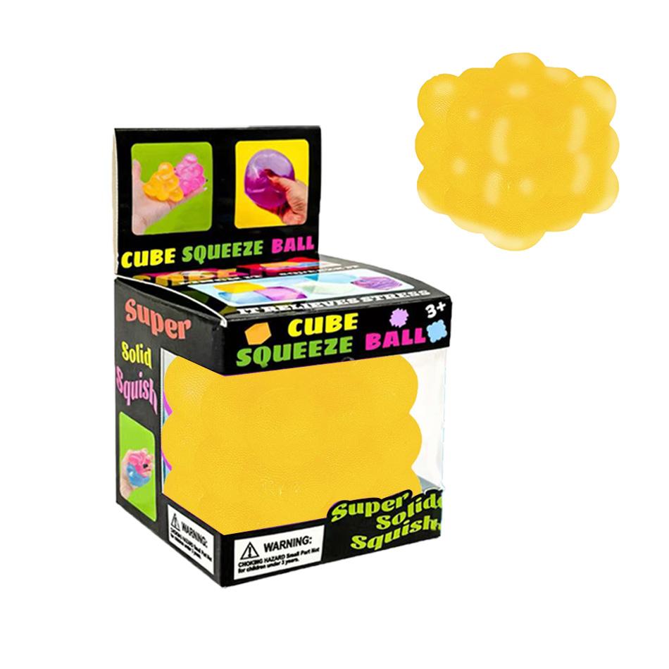 

Festive 3D Candy Cube Squeeze Toy, Soft Kneading Sensory Gadget, Creative Decompression Ornament, Holiday Relaxation Gift