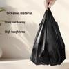 Large Black Disposable Kitchen Garbage Bags, Double-Sided, 2.6 Mil Thickness
