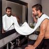 Shaving Bib with Storage Bag & 4 Suction Cups – Beard Styling Apron