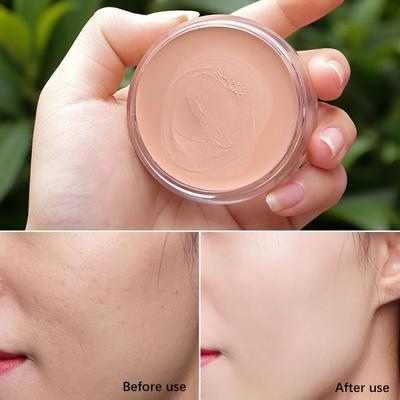 Correttore Crema Copertura Totale Impermeabile Per Segni Dell'Acne Occhiaie Fondotinta Finitura Naturale Per Tutti I Tipi Di Pelle