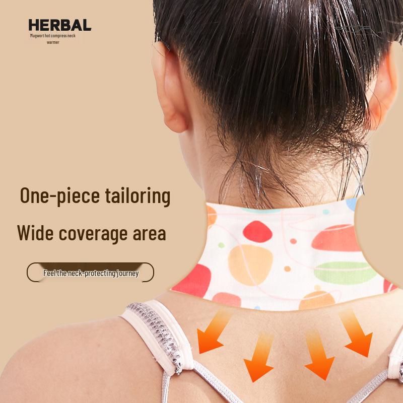 Αυτοθερμαινόμενο Αυχενικό Επίθεμα Αρτεμισίας - Φυτική Θερμοκομπρέσα για Ζεστασιά και Φροντίδα Υγείας