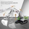 Children's Alloy Construction Vehicle Set - Dump Truck, Mixer, Tanker, Bulldozer, Crane, Excavator