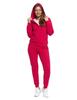 Women's Cotton Hooded Sweatshirt with Zipper, Soft, Fashionable, MORAJ L PINK