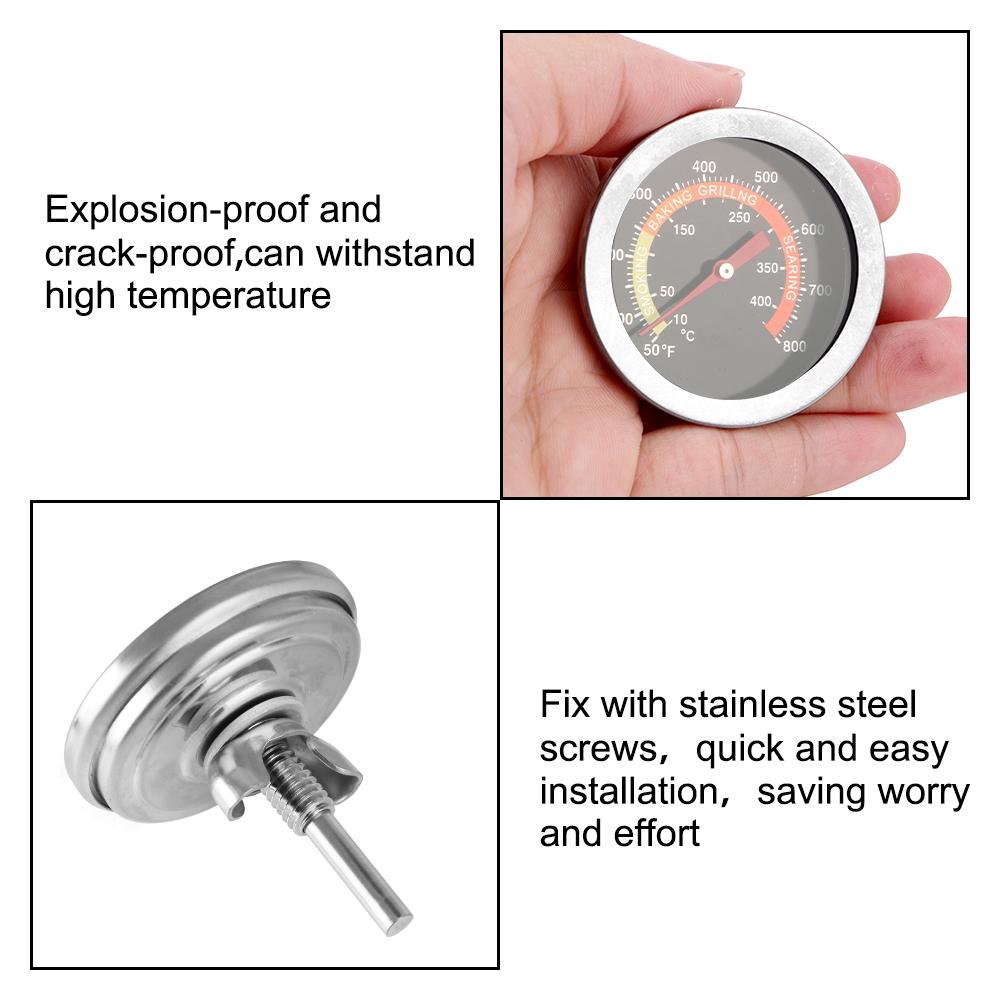 Küchengeräte für die Küche, Backen zu Hause, Grill, Smoker, Grillthermometer, 0–400 °C, Haushalts-Kochtemperaturanzeige