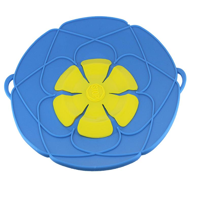 Silicone lid Spill Stopper Cover For Pot Pan Kitchen Accessories Cooking Tools Flower Cookware Home Kitchen Accessories Gadgets