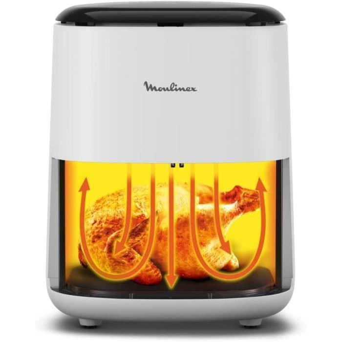 Horkovzdušná fritéza - MOULINEX - Easy Fry Compact - 3 l - 10 automatických programů - Digitální displej