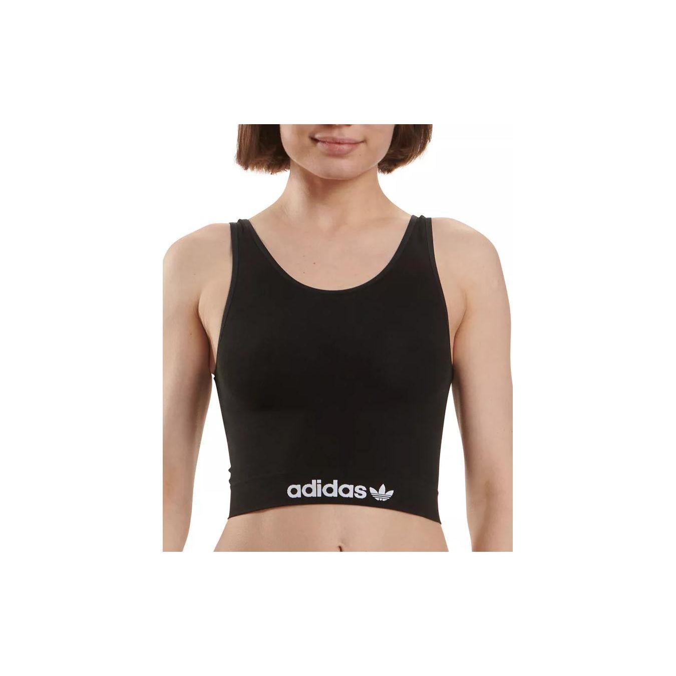 Adidas Originals Fitted Sleeveless Sports Bra Women underwear 4A3H67 S