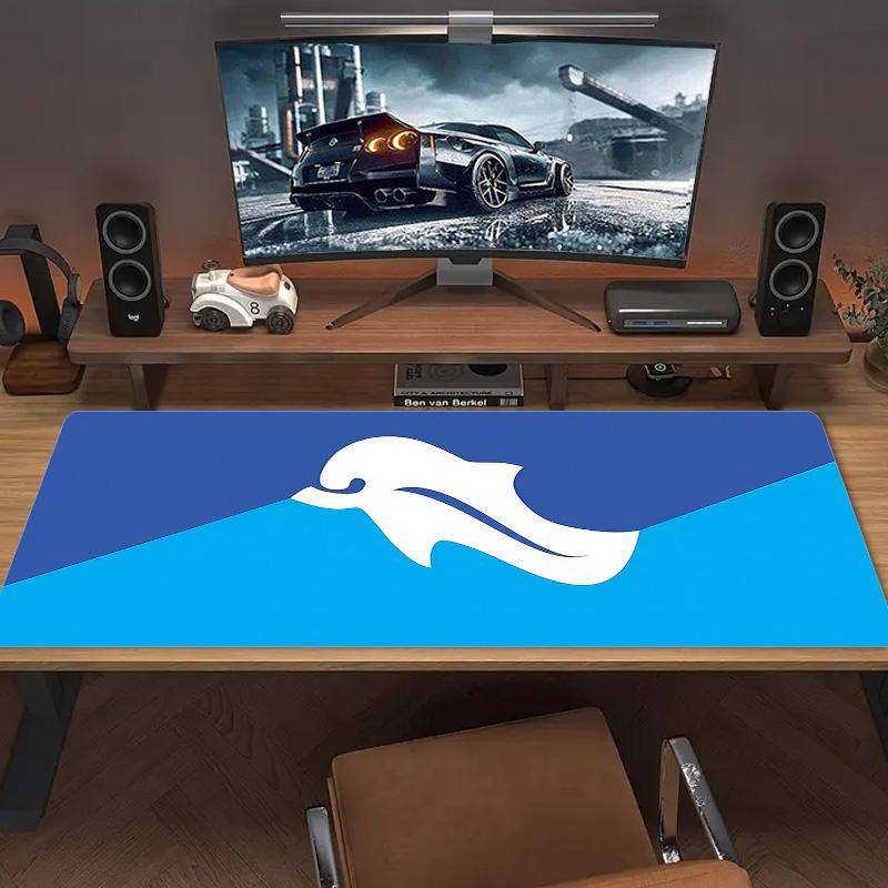 Pescara Calcio Color Mouse Pad Large Gaming Table Cushion Non-slip Laptop Tablet Big Mousepad XXL Mat Mini PC Playmat With Lock edge