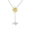 Regalo Creativo Simbolo di Perseveranza Collana da Uomo Personalità Semplice Collana con Ciondolo Colore Oro Colore Argento Accessori Gioielli