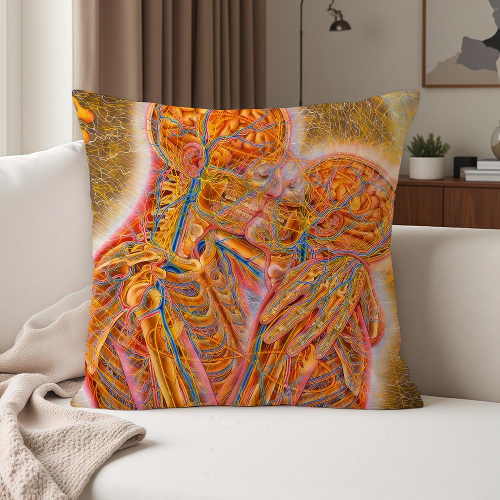 Art AAlex GGrey Pillow Case Suitable For Bedrooms Living Rooms Cars Home Decoration