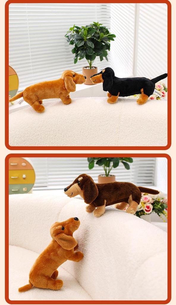Adorable Realistic Salami Dog Plush Toy - Small Comfort Doll, Perfect Birthday Gift for Kids