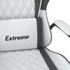 Gaming Chair In White and Black Artificial Leather