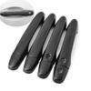 For Honda JADE 2014 2015 2016 2017 2018  ABS Chrome Carbon Fiber Black Door Handle Cover Trim Sticker Car Styling Accessory