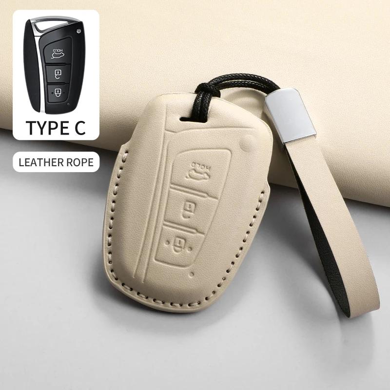 Capa de Chave de Carro Concha Chaveiro para Hyundai I30 Ix35 KONA Encino Tucson Solaris Grand Santa Solaris HB20 Tucson Santa I20 I30 Ix20
