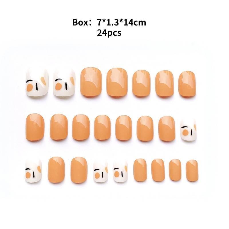 

Wearable Manicure Patches Nail Patches Removable Bow Nail Patches Pink Light