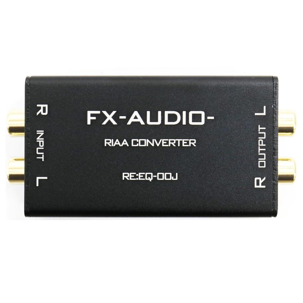 Inverse RIAA Equalizer RIAA Converter Converts signals to For use with amplifier phono equalizer phono input Ideal for operational FX-AUDIO- REEQ-00J