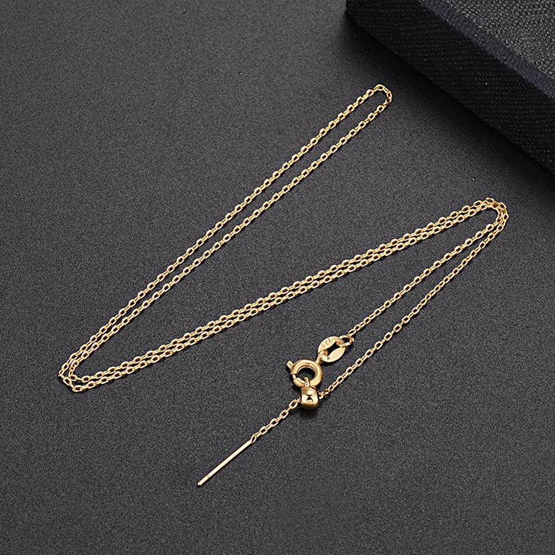 Fashion Needle-style Positioning Universal Necklace - Personalized Adjustable Length Collar Chain - Cross-shaped Chain for Women Single Link