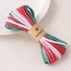 2 Packs Colored Cotton Rope Macrame Cord Braided Twine Gradient Multicolor Effect for Jewelry Making