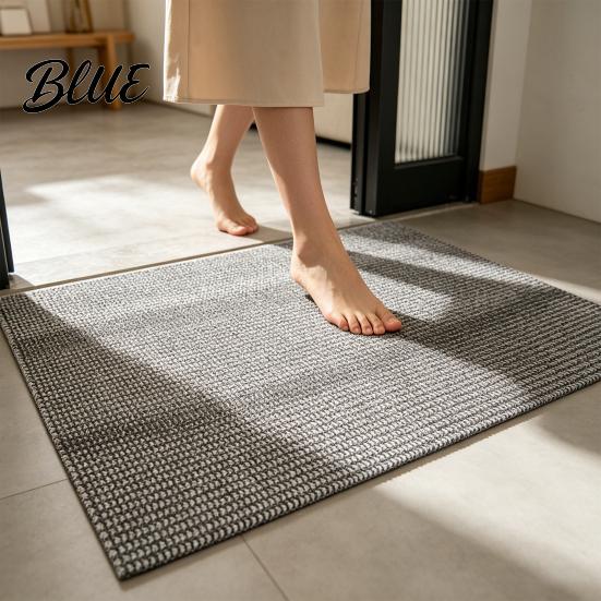 Tapis de porte antidérapant Tapis d'entrée Couleur unie Antidérapant Absorbant Lavable Tapis d'entrée