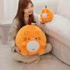 Kawaii Fat Cartoon Orange Cat Plush Toys Soft Comfy Kitten Throw Pillow Back Cushion Funny Home Decor Nice Gift To Kids