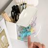 Dust-proof Stationery Storage Box Large Capacity Makeup Brush Holder Pen Container  Student