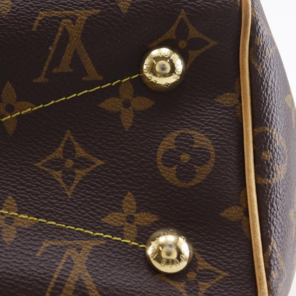 LOUIS VUITTON Tivoli PM Handbag M40143 Brown Monogram canvas Women Used