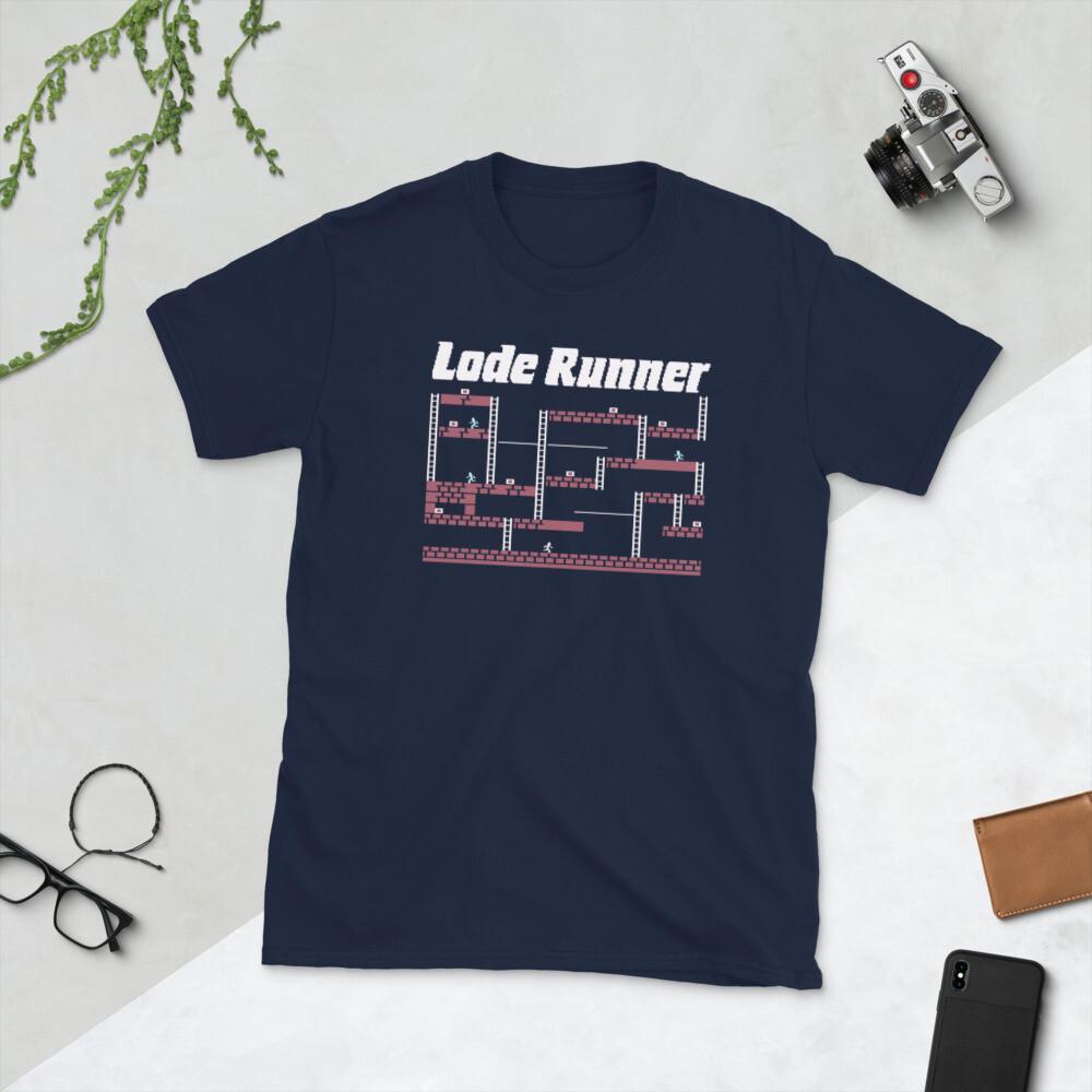 Lode Runner Retro C64 PC retro Video Game Short-Sleeve Unisex T-Shirt 2XL