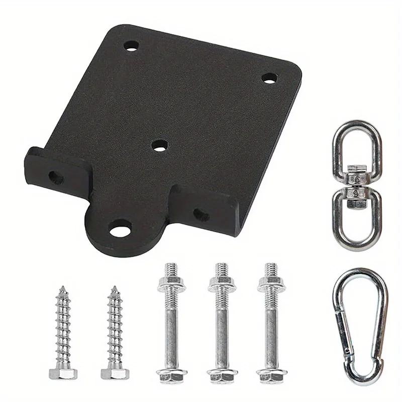 1pc Heavy Duty Boxing Bag Bracket Wall-mounted Training Sandbag Hook 360 ° Rotating Ceiling Installation Beam Wood Hook