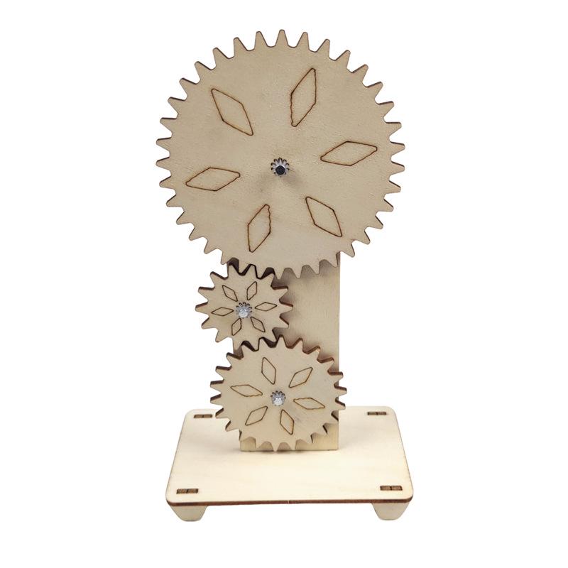 

Gear Transmission Science Kit: DIY Educational Aid for Elementary School Science and Technology Experiments 1 Set