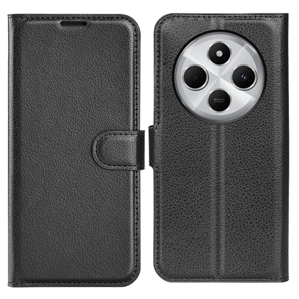 For Xiaomi Poco C75 4G/Redmi 14R 5G/14C 4G Case Litchi Texture Shockproof Leather Wallet Phone Cover