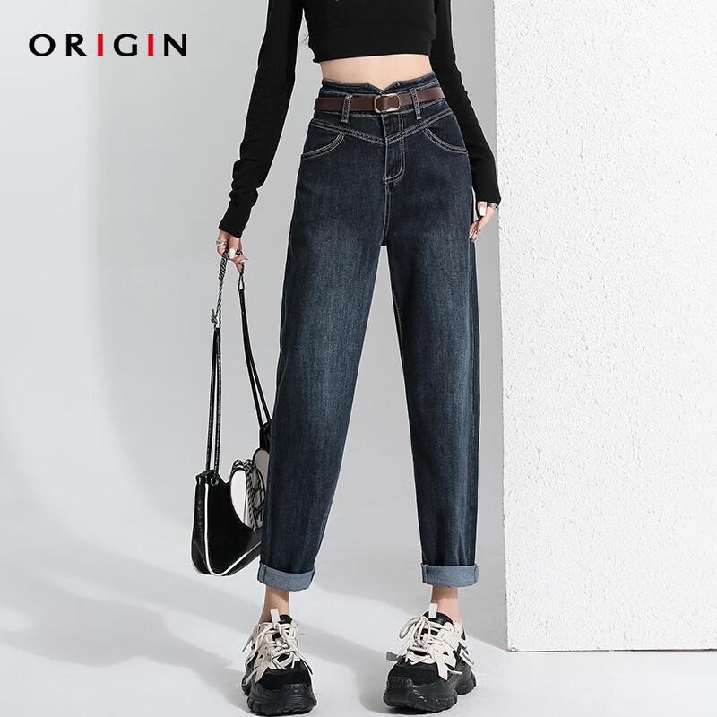 ORIGIN Women s High Waist Retro Dad Jeans M